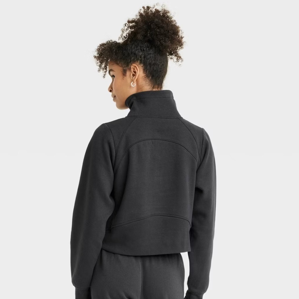 Women's Fleece Half Zip Pullover Sweatshirt - All In Motion XL - Picture 2 of 4